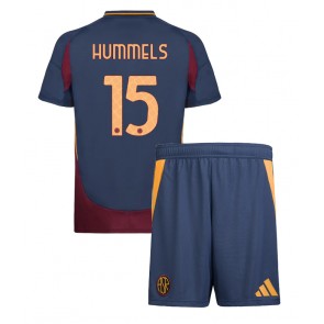 Billiga AS Roma Mats Hummels #15 Tredjeställ Barn 2024-25 Kortärmad (+ Korta byxor)